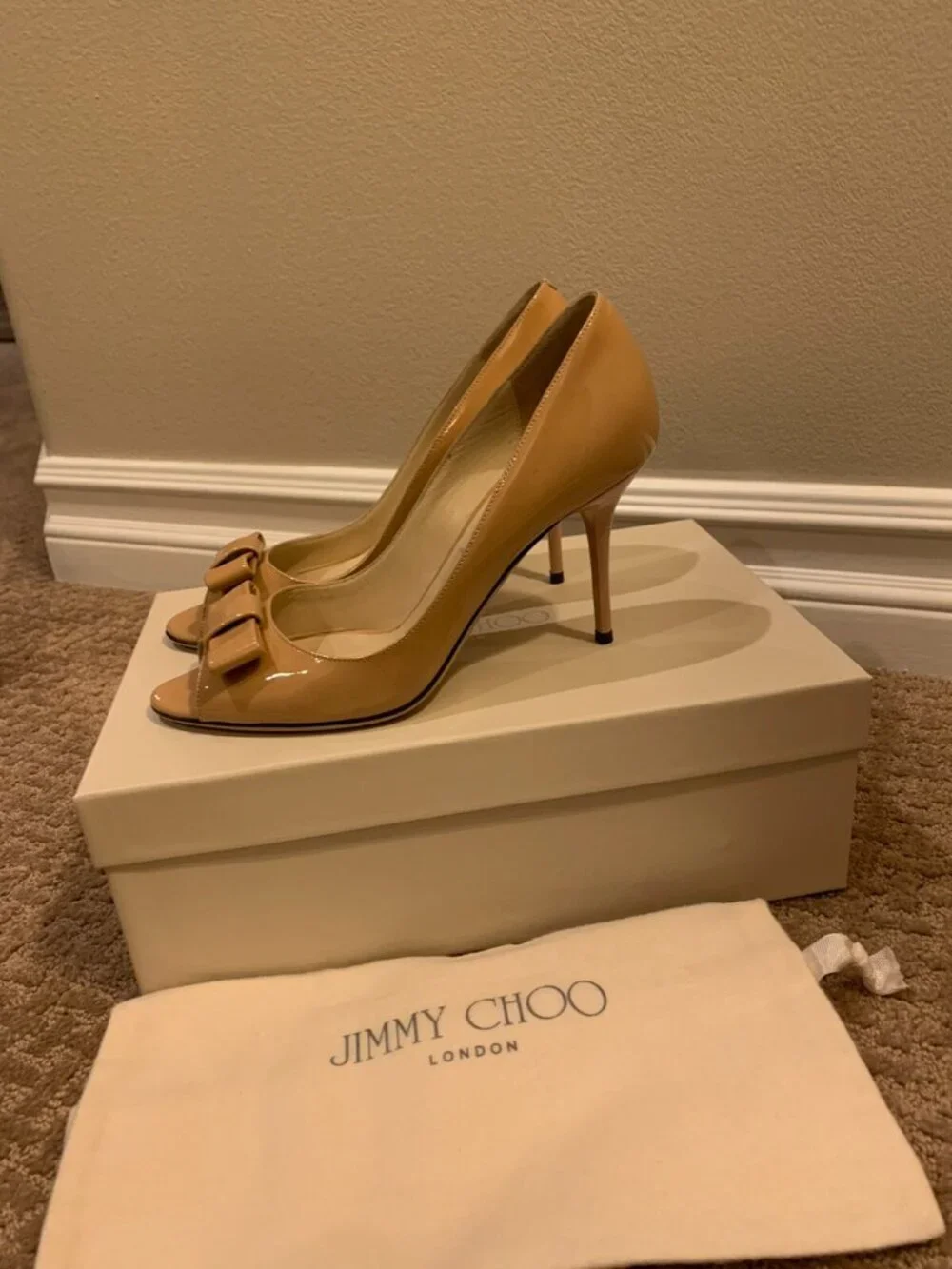 jimmy choo Bow pumps Blush - Picture 3 of 5